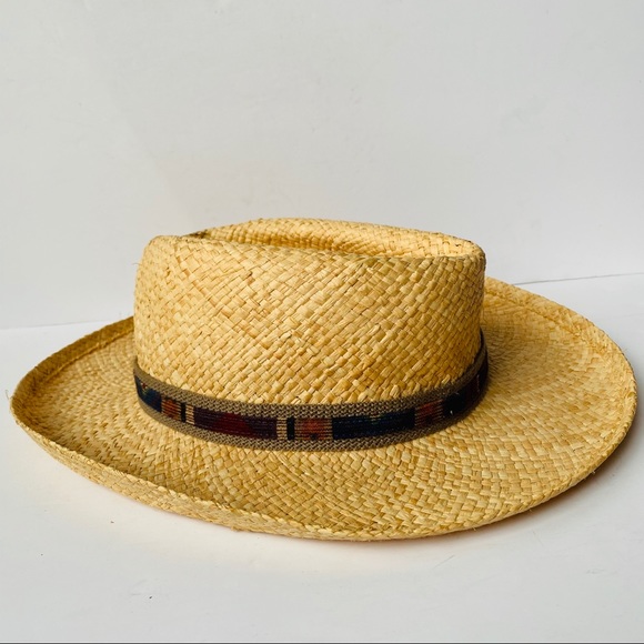 Vintage Woven Casual Dress Hat - Picture 2 of 8